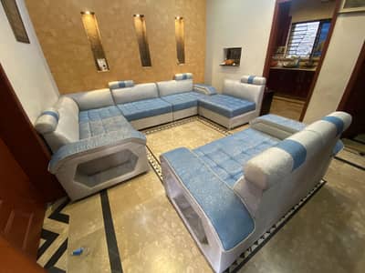 L shape sofa 10 seater urgent sell 0327/4135/117