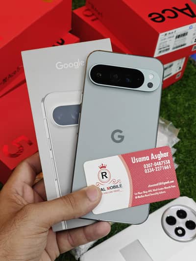Google pixel 9pro xl 16/256 only 8 cycles official pta approved