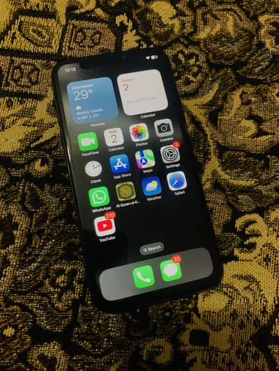 Apple iPhone X pta approved with box no exchange