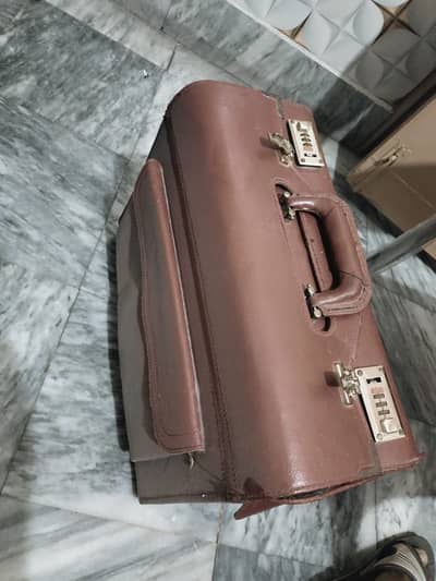 Suitcase Leather Bag