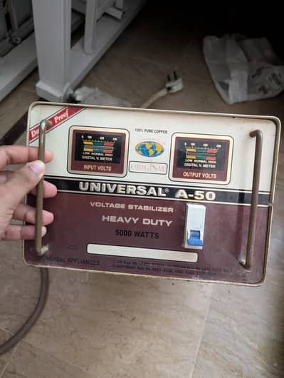 Universal A-50 Energy Saver 5000W AC Stabilizer | Heavy Duty