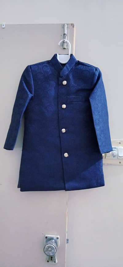 Blue Sherwani kids
