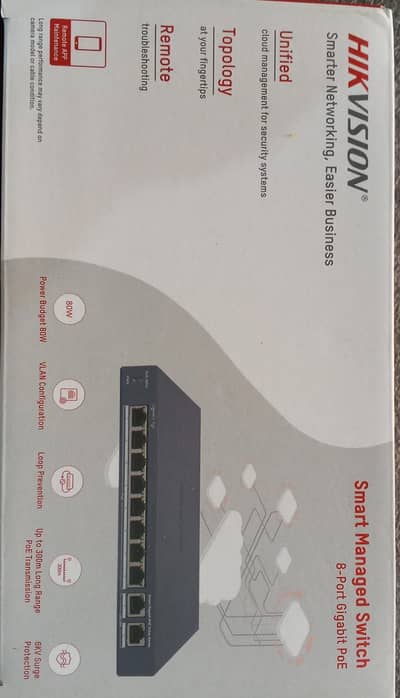 Hikvision 8 port poe +2 port none poe,all port gigabyte