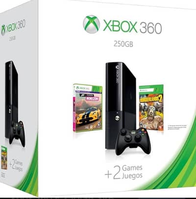 Xbox 360 slim for sale with 2 controllers