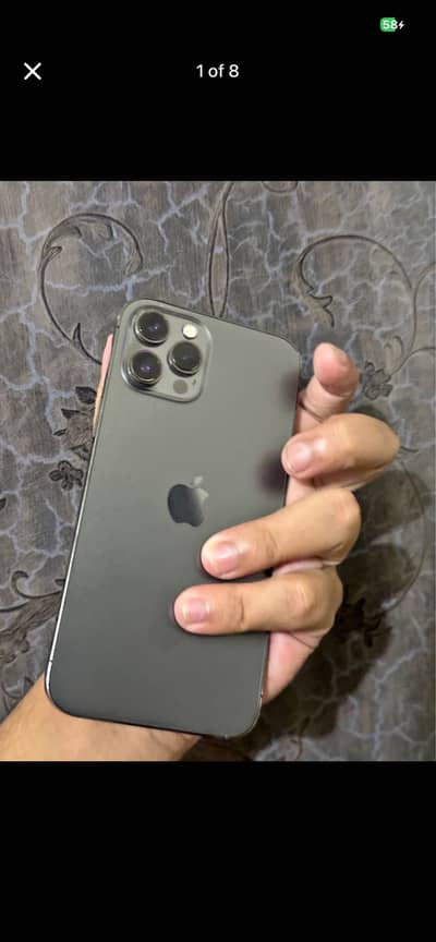 I phone 12 pro max jv 256gb with orjnal charger