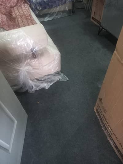carpet for sale blkl new ha ek br bhi nh use hoi with dark gray color