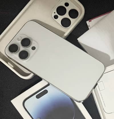 iPhone 14 Pro 128GB (White) – 10/10 Pristine Condition, Box Opened
