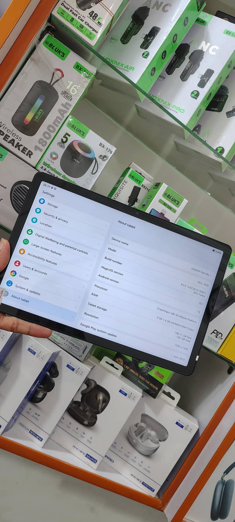 honor pad x8A 1