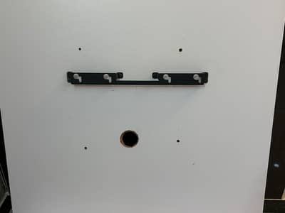 TV Panel With Shelves