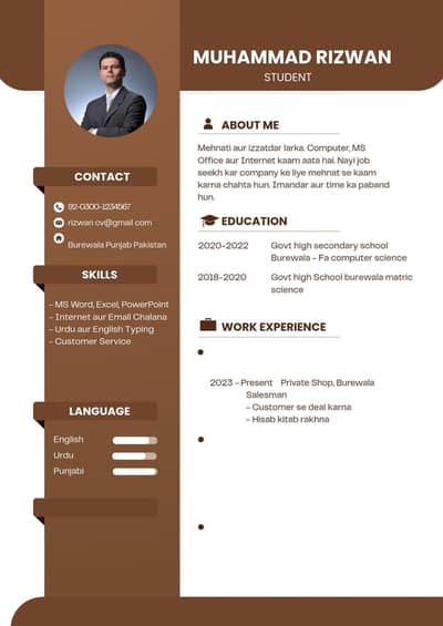 Professional CV Banwaye Sirf 300 Rs - 1 Ghante Mein PDF Delivery