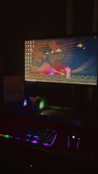 Entire Gaming Step up || Include Gaming PC , 24 inch LCD & Accessories