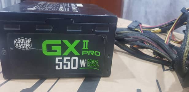 Cooler Master GX II - 550w 80 plus bronze PSU