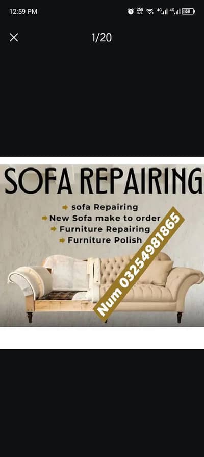 Sofa poshish/sofa repairing/sofa fixing/sofa covering/L shape Sofas