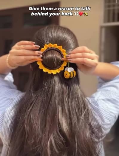 crochet bun stick