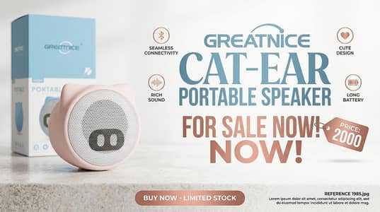 Wireless portable speaker