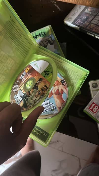 Xbox 360 dvds cds