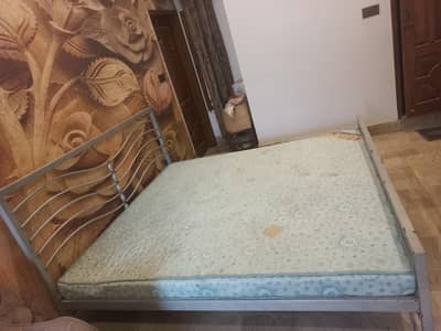 bed and 3 seater sofa