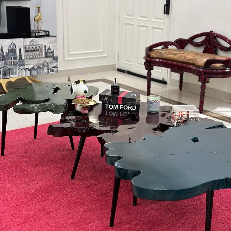 Three central tables 0