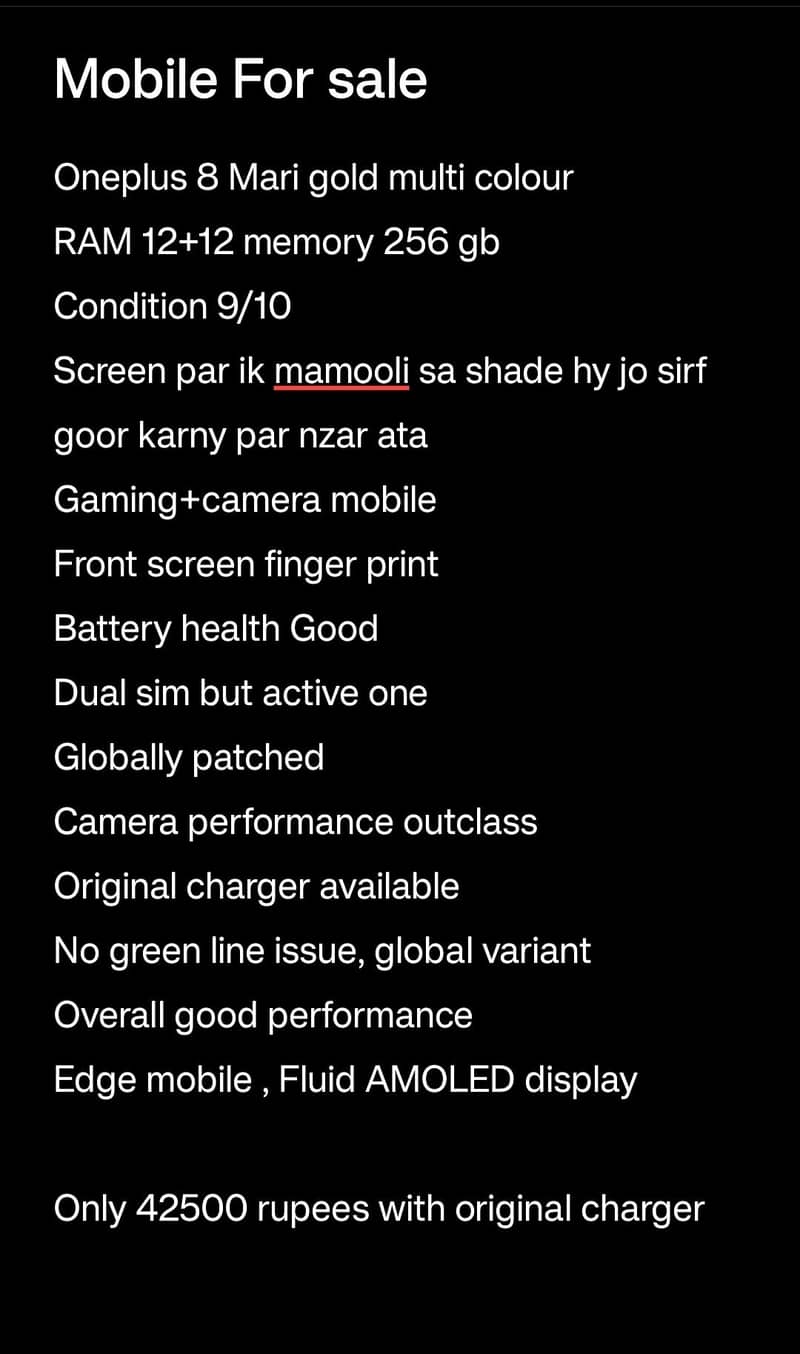 One Plus 8 9