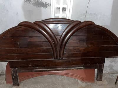 Used solid wood bed for sale