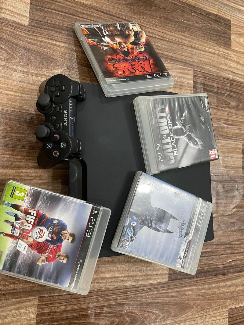 PS3 with CDs 3