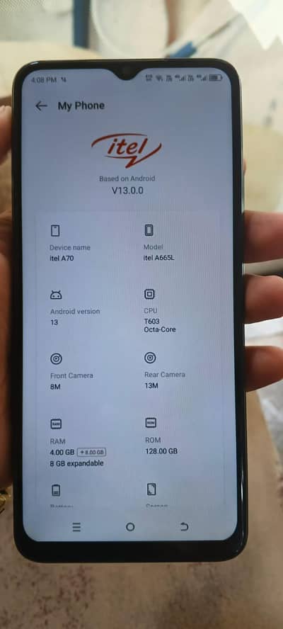 Itel A70