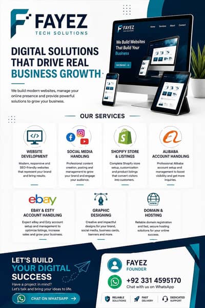 Website Development | Digital Marketing | SMM | Graphic Designing . . . .
