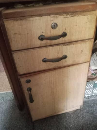small side cabinets  having 2 drawz and 1 storage box