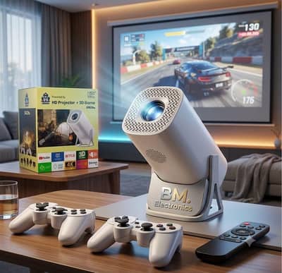 S40 Max Smart Projector | 4K Supported | Enjoy Games, Naats, Movies
