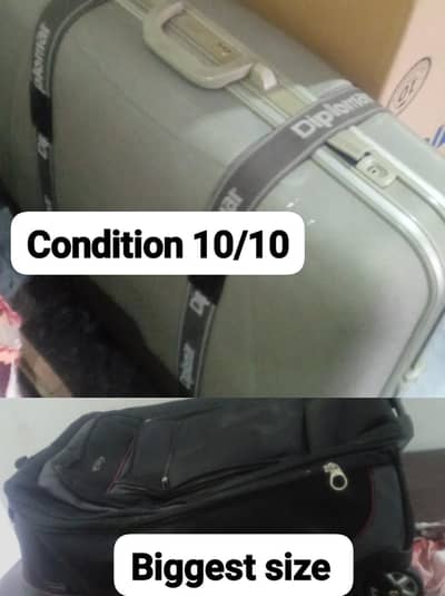 both travelling trolley bags,, pack of two only in 8 k