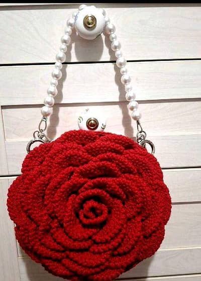 crochet handbag