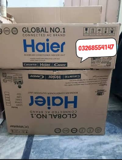 Brand New Haier DC inverter ac triple inverter hai 1 ton only 2 mothe