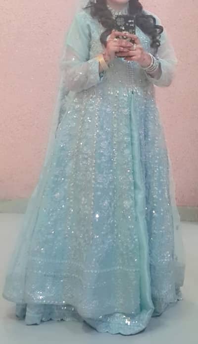 organza bridal maxi gor sale. walima dress