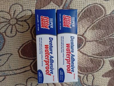 denture adhesive tubes NEW