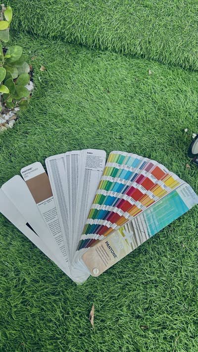 Pantone Plus Series Formula Guide in Coated paper stock.