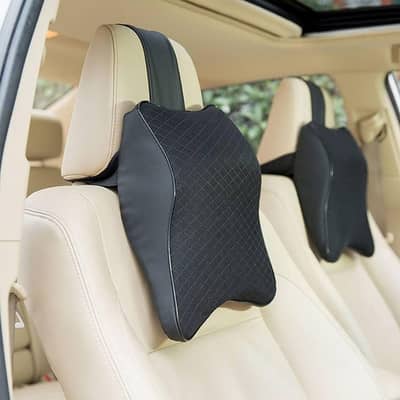 Car Neck Pillow Foam Back Rest Lumbar Cushion Stylish and Trendy