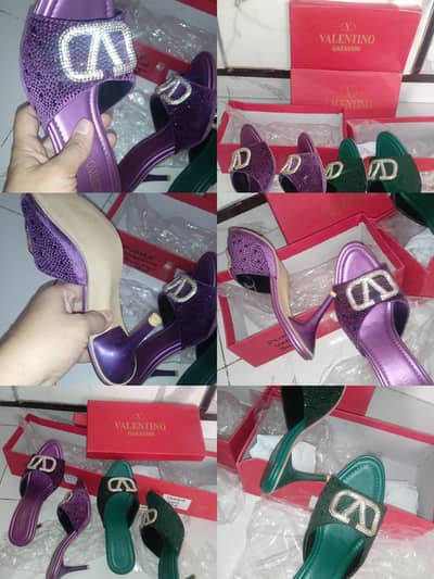 pack of two in 5000 +   branded valentino heels