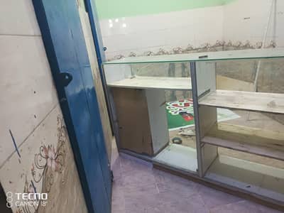 Ya Glass Display Counter 6-7 Ft for Mobile, EasyPaisa & General Store