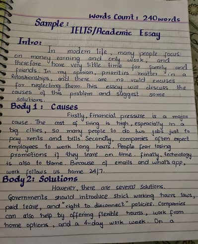 Assignment writing