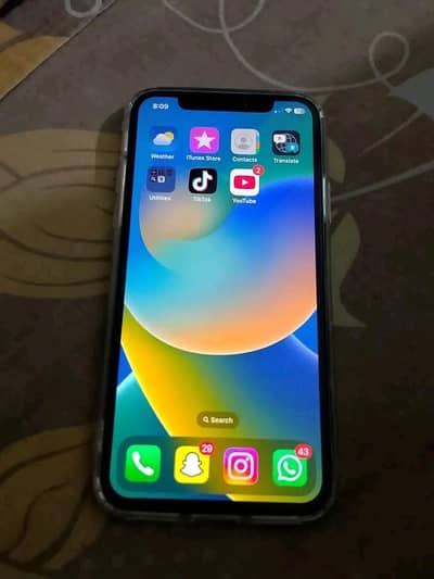 Iphone X pta approved 256gb My WhatsApp number 03093713755