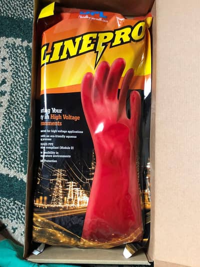 DPL LINEPRO Class 2 Electrician Gloves (17,000V) – Size 10 URGENT SALE