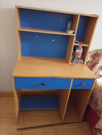 Computer Study table along with two drawers ,two racks