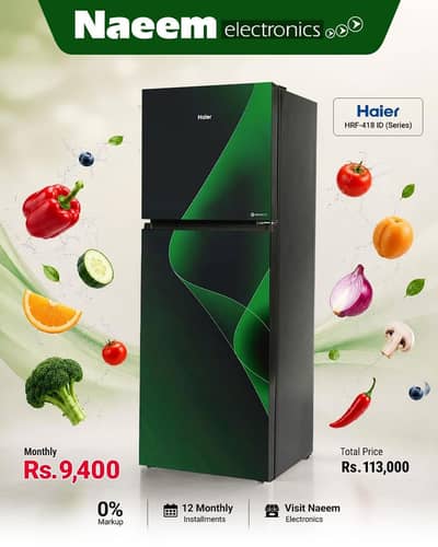 Haier HRF-418 ID Refrigerator – Brand New | Installments Available