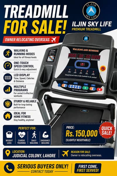 Professional Treadmill for Quick Sale