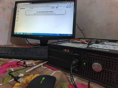 PC with HD LCD, mouse keyboard
