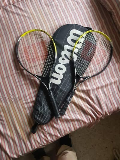 genuine willson rackets bought from Qatar