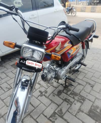 Honda CD 70 2025 Modal, Low Milage