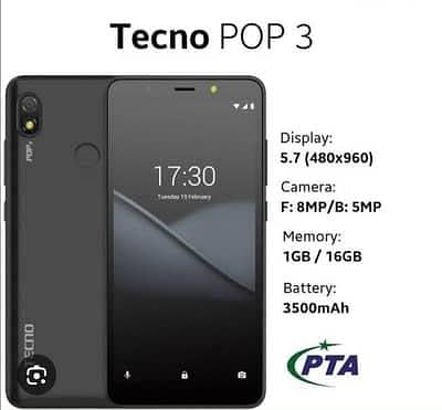 Tecno POP 3 For Sale