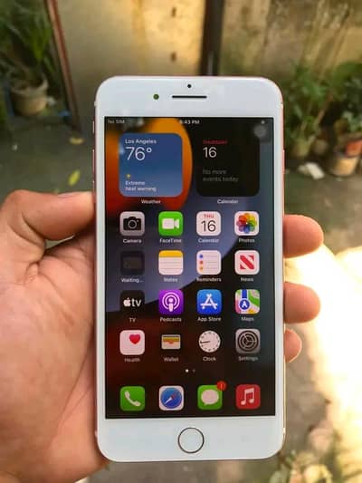 Iphone 7plus pta approved 128gb My WhatsApp number 03093713755