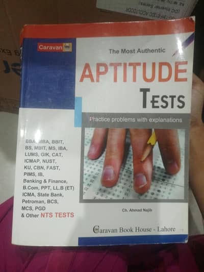 Caravan aptitude test book